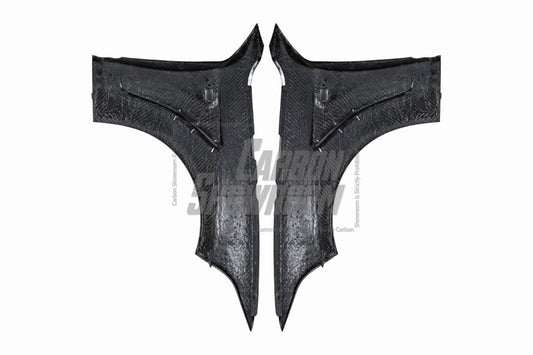 BMW M2 / M2C F87 2016 2017 2018 2019 2020 2021 with Aftermarket Parts - Front Fenders Pre-preg Carbon Fiber from Karbel Carbon