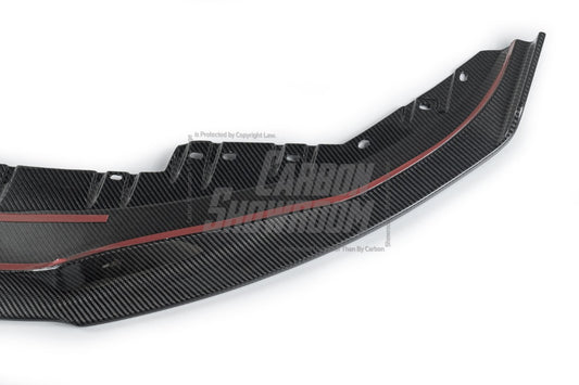 BMW I4 M50 / e Drive 40 (with M-package bumper, does not fit base model) G26 2022-ON & 4 Series Gran Coupe M440i 430i (with M-package bumper, does not fit base model) G26 2022-ON with Aftermarket Parts - Front LipPre-preg Carbon Fiber from Karbel Carbon