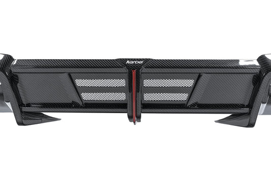BMW IX xDrive60/50/45 M60 I20 2022-ON with Aftermarket Parts - Rear Diffuser Dry Pre-preg Carbon Fiber from Karbel Carbon