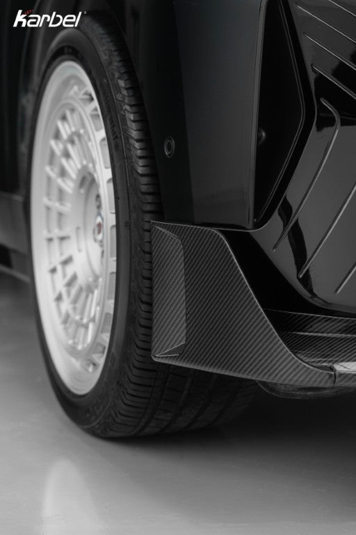 BMW IX xDrive60/50/45 M60 I20 2022-ON with Aftermarket Parts - Front Lip Dry Pre-preg Carbon Fiber from Karbel Carbon