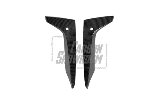 BMW M2/M2C F87 2016 2017 2018 2019 2020 2021 With Aftermarket Parts - Upper Valences Pre-preg Carbon Fiber from Karbel Carbon