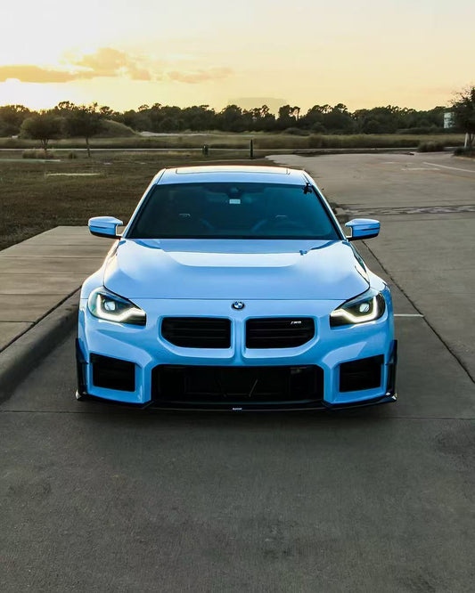 BMW M2 / M2C G87 2023-ON with Aftermarket Parts - Front Lip Pre-preg Carbon Fiber from Karbel Carbon