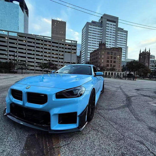 BMW M2 / M2C G87 2023-ON with Aftermarket Parts - Front Lip Pre-preg Carbon Fiber from Karbel Carbon