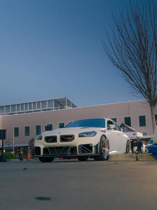 BMW M2 / M2C G87 2023-ON with Aftermarket Parts - Front Lip Pre-preg Carbon Fiber from Karbel Carbon