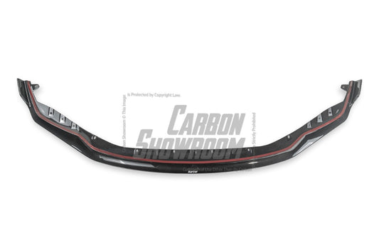BMW M3 G80 G81 2021-ON & M4 G82 G83 2021-ON With Aftermarket Parts - Front Lip & Upper Lip Trim Replacement Pre-preg Carbon Fiber from Karbel Carbon
