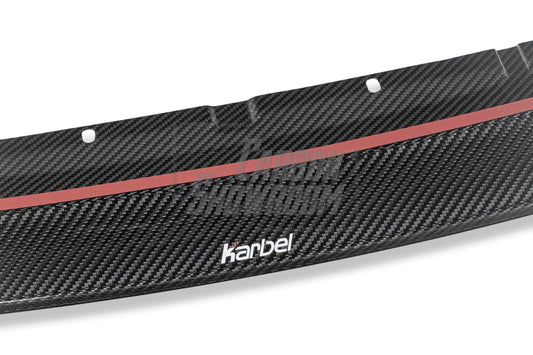 BMW M3 G80 G81 2021-ON & M4 G82 G83 2021-ON With Aftermarket Parts - Front Lip & Upper Lip Trim Replacement Pre-preg Carbon Fiber from Karbel Carbon