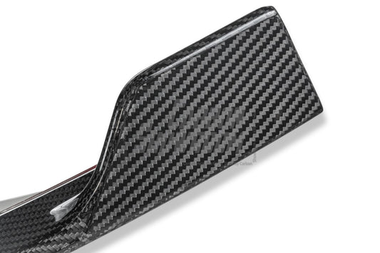 BMW M3 G80 G81 2021-ON & M4 G82 G83 2021-ON With Aftermarket Parts - Front Lip & Upper Lip Trim Replacement Pre-preg Carbon Fiber from Karbel Carbon