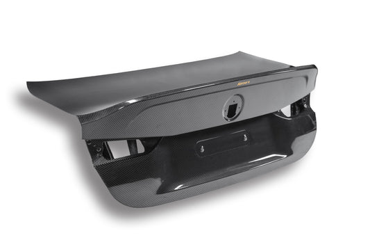 BMW M4 G82 2021-ON &amp; 4 Series G22 430i M440i 2020-ON with Aftermarket Parts - X Rear Trunk Dry Pre-preg Carbon Fiber from Karbel Carbon