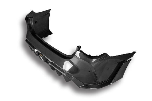 BMW M4 G82 G83 2021-ON with Aftermarket Parts - X Rear Bumper Set Dry Pre-preg Carbon Fiber from Karbel Carbon
