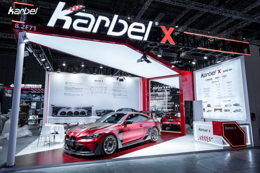 BMW M4 G82 G83 2021-ON with Aftermarket Parts - X Side Skirts Dry Pre-preg Carbon Fiber from Karbel Carbon