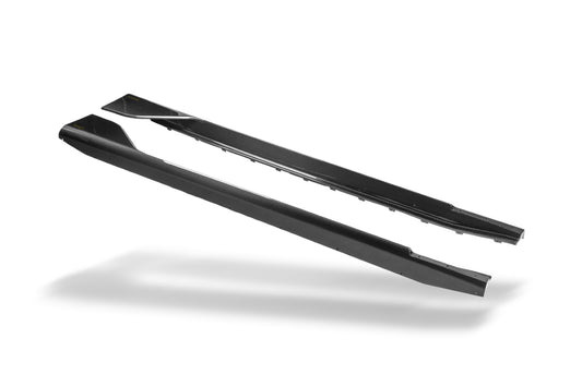 BMW M4 G82 G83 2021-ON with Aftermarket Parts - X Side Skirts Dry Pre-preg Carbon Fiber from Karbel Carbon