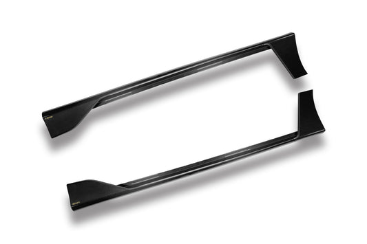 BMW M4 G82 G83 2021-ON with Aftermarket Parts - X Side Skirts Dry Pre-preg Carbon Fiber from Karbel Carbon