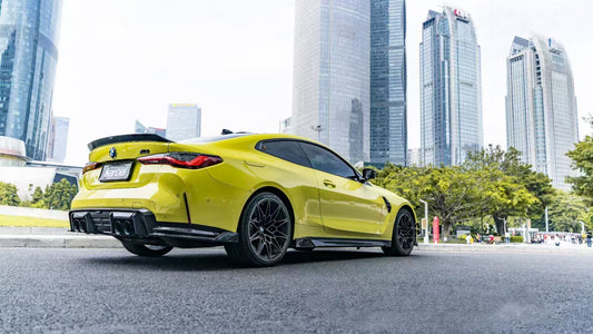 BMW M4 G82 2021-ON & 4 Series G22 430i M440i 2020-ON with Aftermarket Parts - Carbon Fiber Rear Spoiler from Karbel Carbon