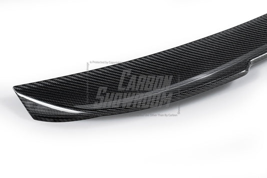 BMW 5 Series M550 540 530 G30 LCI (fits both Pre-LCI & LCI) 2017 2018 2019 2020 2021 2022 2023 & M5 / M5C / M5CS F90 (fits both Pre-LCI & LCI) 2018 2019 2020 2021 2022 2023 2024 with Aftermarket Parts - Rear Spoiler Pre-preg Carbon Fiber from Karbel Carbon