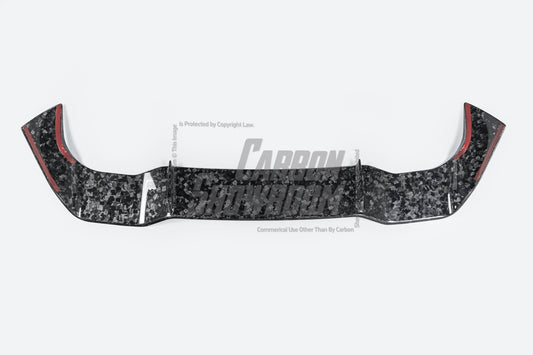 BMW X3M X3MC F97 Pre-LCI 2019-2021 & X3 G01 pre-LCI 2019 2020 2021 with Aftermarket Parts - Rear Roof Spoiler Pre-preg Carbon Fiber from Karbel Carbon