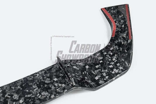 BMW X3M X3MC F97 Pre-LCI 2019-2021 & X3 G01 pre-LCI 2019 2020 2021 with Aftermarket Parts - Rear Roof Spoiler Pre-preg Carbon Fiber from Karbel Carbon