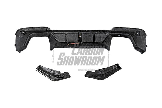 BMW X3 G01 Pre-LCI 2019 2020 2021 & X3M X3MC F97 Pre-LCI 2019 2020 2021 with Aftermarket Parts - Rear Diffuser & Canards Pre-preg Carbon Fiber from Karbel Carbon