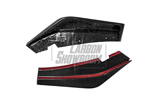 BMW X3 G01 Pre-LCI 2019 2020 2021 & X3M X3MC F97 Pre-LCI 2019 2020 2021 with Aftermarket Parts - Rear Diffuser & Canards Pre-preg Carbon Fiber from Karbel Carbon