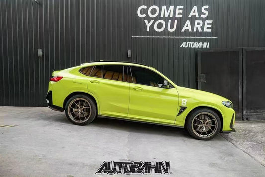 BMW X3 X3M X3MC G01 F97 (Fits Both Pre-LCI & LCI) 2019-ON & X4 X4M X4MC G02 F98 (Fits Both Pre-LCI & LCI) 2019-ON with Aftermarket Parts - Side Skirts Pre-preg Carbon Fiber from Karbel Carbon