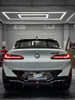 BMW X4M X4MC F98 LCI 2022-ON with Aftermarket Parts - Rear Diffuser & Canards Pre-preg Carbon Fiber from Karbel Carbon