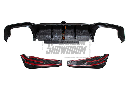 Karbel Carbon Dry Carbon Fiber Rear Diffuser for BMW X4M & X4MC F98 2019-2021 - Performance SpeedShop