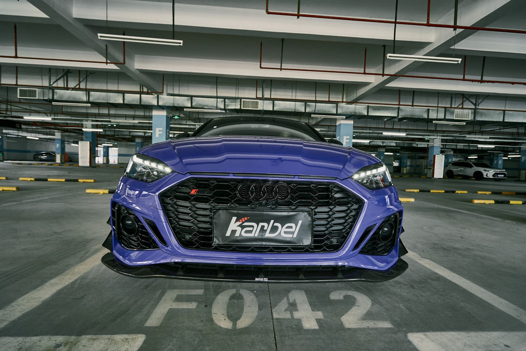 Karbel Carbon Dry Carbon Fiber Front Lip For Audi RS5 B9.5 2020-ON