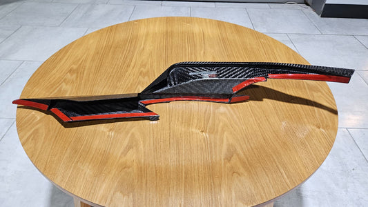 Karbel Carbon Front Bumper Vents Diverter Trim for Lotus Emira 3.6 V6 2.0 Four-cylinder 2022-ON Dry Pre-preg Carbon Fiber