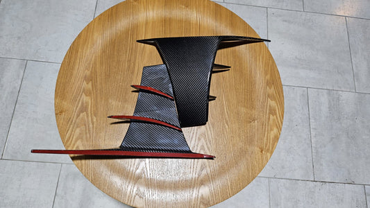 Karbel Carbon Front Corner Diverter Canards for Lotus Emira 3.6 V6 2.0 Four-cylinder 2022-ON Dry Pre-preg Carbon Fiber