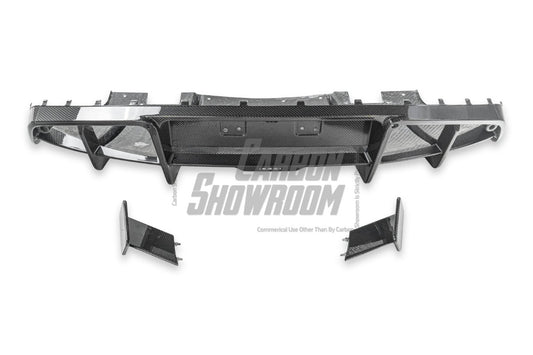 Lotus Emira 3.6 V6 2.0 Four-cylinder 2022-ON with Aftermarket Parts - Pre-preg Carbon Fiber Rear Diffuser & Canards from Karbel Carbon