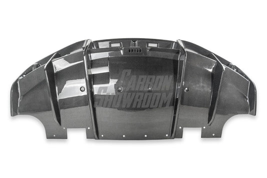 Lotus Emira 3.6 V6 2.0 Four-cylinder 2022-ON with Aftermarket Parts - Pre-preg Carbon Fiber Rear Diffuser & Canards from Karbel Carbon