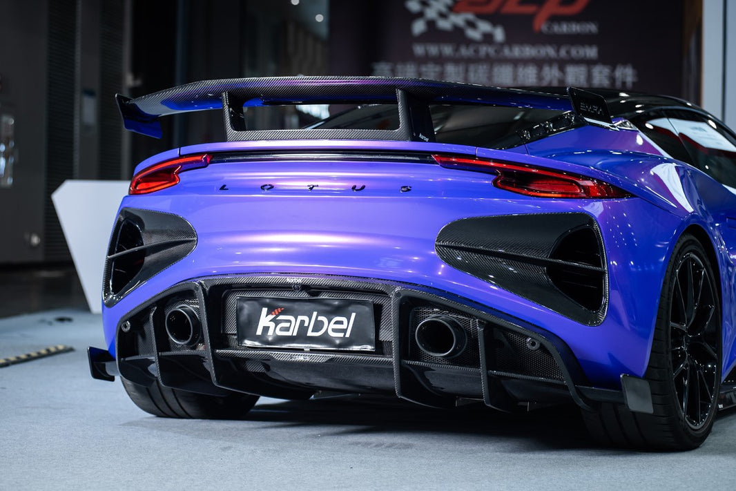 Emira Rear Spoiler Lotus Emira aftermarket parts, carbon fiber body kit - PSS– Performance ...