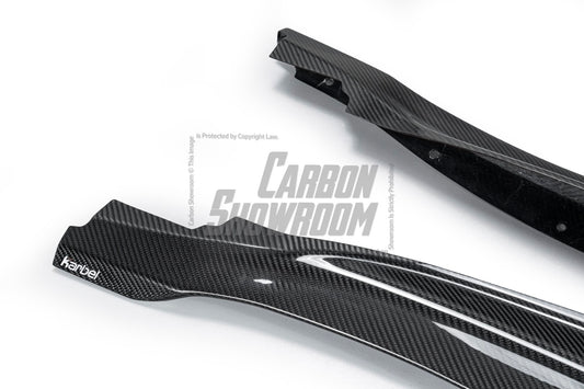 Lotus Emira 3.6 V6 2.0 Four-cylinder 2022-ON with Aftermarket Parts - Pre-preg Carbon Fiber Side Skirts from Karbel Carbon