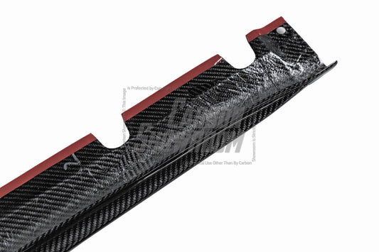 Porsche 718 Cayman / Boxster / GTS / GT4 / Spyder 2017-ON with Aftermarket Parts - Side Skirts Double-sided Pre-preg Carbon Fiber from Karbel Carbon