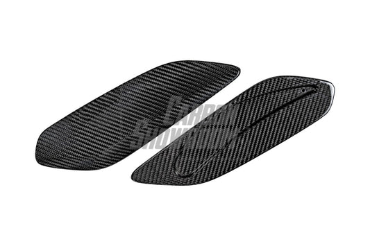 Porsche 911 991.2 GT3 2018 2019 with Aftermarket Parts - Rear Wing Side Blades Pre-preg Carbon Fiber from Karbel Carbon