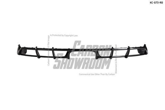 Porsche 911 991.2 GT3 2018 2019 with Aftermarket Parts - Rear Diffuser Pre-preg Carbon Fiber from Karbel Carbon