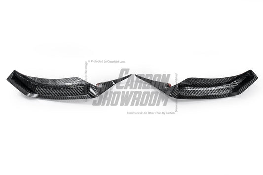 Tesla Model 3 Highland 2024-ON with Aftermarket Parts - Front Lip Dry Pre-preg Carbon Fiber/FRP from Karbel Carbon