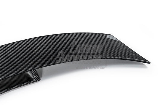 Tesla Model 3 Highland / Performance 2024-ON with Aftermarket Parts - V1 GT Style Rear Wing Dry Pre-preg Carbon Fiber/FRP from Karbel Carbon