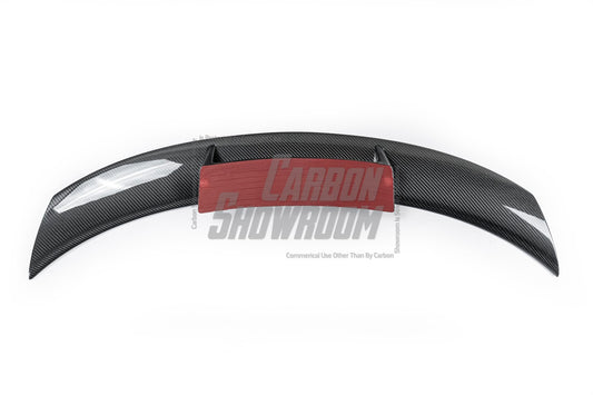 Tesla Model 3 Highland / Performance 2024-ON with Aftermarket Parts - V1 GT Style Rear Wing Dry Pre-preg Carbon Fiber/FRP from Karbel Carbon