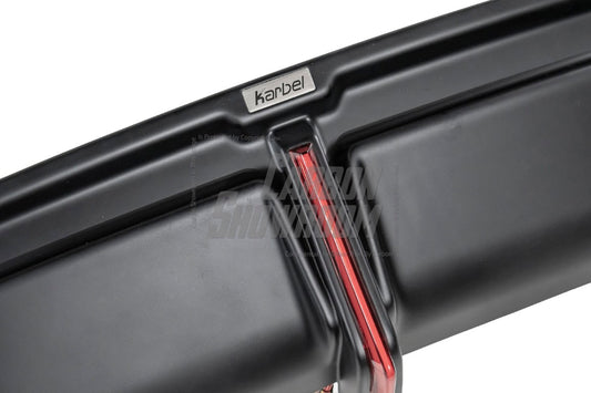 Tesla Model 3 Highland / Performance 2024-ON with Aftermarket Parts - With Light Style Rear Diffuser & Canards Dry Pre-preg Carbon Fiber/FRP from Karbel Carbon