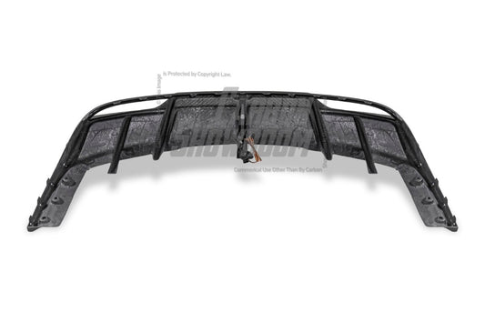 Tesla Model 3 Highland / Performance 2024-ON with Aftermarket Parts - With Light Style Rear Diffuser & Canards Dry Pre-preg Carbon Fiber/FRP from Karbel Carbon
