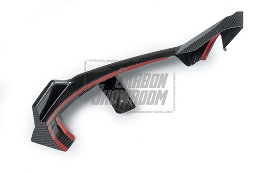 Tesla Model 3 Highland Performance 2024-ON with Aftermarket Parts - Front Lip Pre-preg Carbon Fiber/FRP from Karbel Carbon
