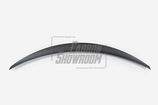 Tesla Model 3/P 2017-2023 with Aftermarket Parts - Rear Spoiler Pre-preg Carbon Fiber from Karbel Carbon