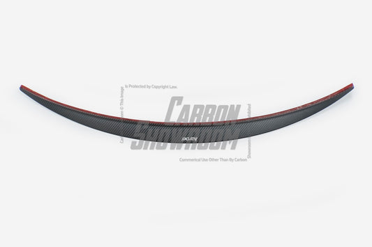 Tesla Model 3/P 2017-2023 with Aftermarket Parts - Rear Spoiler Pre-preg Carbon Fiber from Karbel Carbon