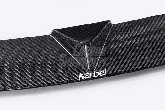 Tesla Model S 3rd Gen Late 2021-ON with Aftermarket Parts - Front Lip Dry Pre-preg Carbon Fiber from Karbel Carbon