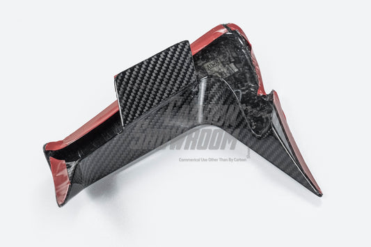 Tesla Model S 3rd Gen Late 2021-ON with Aftermarket Parts - Front Lip Dry Pre-preg Carbon Fiber from Karbel Carbon
