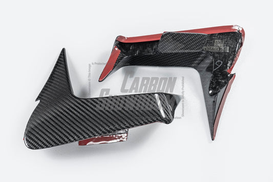 Tesla Model S 3rd Gen Late 2021-ON with Aftermarket Parts - Front Lip Dry Pre-preg Carbon Fiber from Karbel Carbon