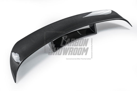 Tesla Model S 3rd Gen Late 2021-ON with Aftermarket Parts - Rear Wing Dry Pre-preg Carbon Fiber from Karbel Carbon