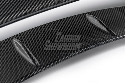 Tesla Model S 3rd Gen Late 2021-ON with Aftermarket Parts - Rear Wing Dry Pre-preg Carbon Fiber from Karbel Carbon