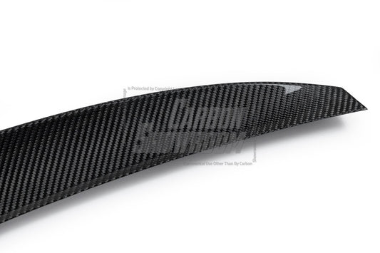 Volkswagen Arteon CC SE R-Line/SEL/SEL 4MOTION/SEL Premium 4MOTION/R-Line/R-Line 4MOTION (Both Fits Pre-facelift & Facelift) 2019 2020 2021 2022 2023 with Aftermarket Parts - Rear Lip Spoiler Dry Pre-preg Carbon Fiber from Karbel Carbon