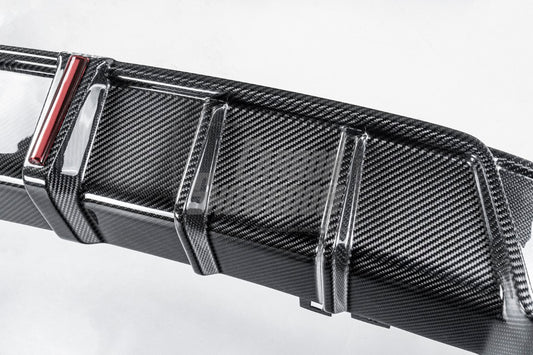 Volkswagen Arteon CC SE R-Line/SEL/SEL 4MOTION/SEL Premium 4MOTION/R-Line/R-Line 4MOTION (Both Fits Pre-facelift & Facelift) 2019 2020 2021 2022 2023 with Aftermarket Parts - with Light Rear Diffuser Dry Pre-preg Carbon Fiber from Karbel Carbon